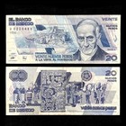 1992 Mexico Paper Money $20 Nuevos Pesos World Banknote Quintana Roo Circulated