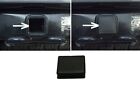 2 Black Hitch Receiver Plug Covers for Hummer H2