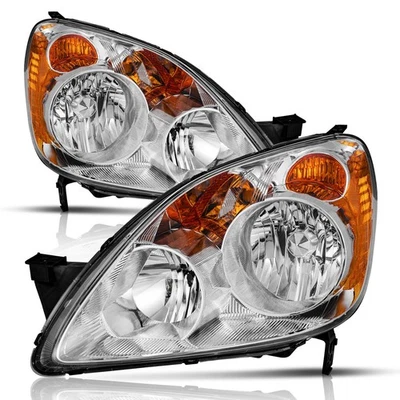 For 2005-2006 Honda CR-V CRV Sport Utility 4-Door Headlights Lamps L+R Pair Foto 1 de 4