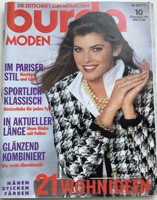 Burda 1991 October with cut sheet to sew yourself - Image 1 of 4