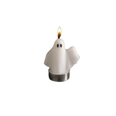Mudpie - Halloween - Ghost Taper Candles Set of 2 - 49800287 - Image 1 of 3