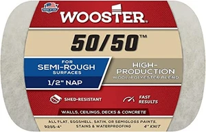 Wooster Original 4" 50/50 1/2" Nap Roller Abdeckung-R295-4 - Bild 1 von 3
