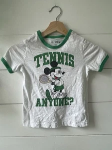 Disney Baby Gap Niño Pequeño 5 Años Mickey Mouse Camiseta Tenis Cualquiera - Imagen 1 de 9