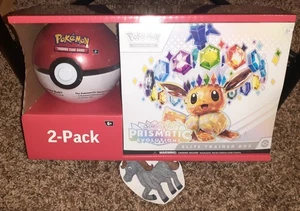 2er PACK POKEMON TCG SCARLET & VIOLET PRISMATIC EVOLUTIONS TRAINER BOX SEALED - Bild 1 von 1