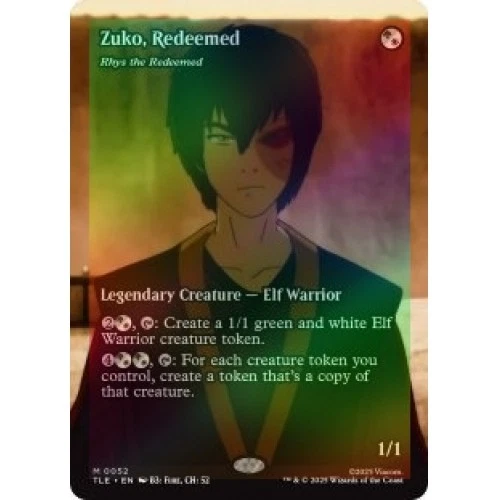 FOIL ZUKO, REDEEMED (RHYS THE REDEEMED) (BORDERLESS) Avatar: The Last Airbender - Image 1 of 1