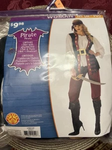 Disfraz Pirata Rubíes Mujer Talla M 8-10 Usado Excelente Estado - Imagen 1 de 4