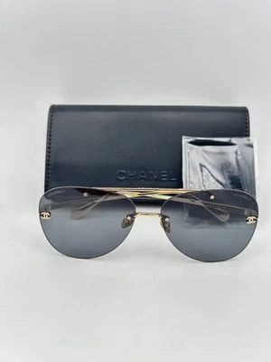 Gafas de sol Chanel 4285T 395S4 gris dorado 61 15 140 titanio piloto Foto 1 de 4