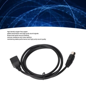 Din 5 Pin To Rj45 Cable 4.9Ft 5 Pin Male To Rj45 Female Plug Din Sound Cable SPC - Afbeelding 1 van 12