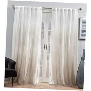  Curtains EH8462-02-2-84H Crescendo Lined 54"W x 84"L (Pack of 1) Champagne - Picture 1 of 7