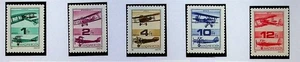 HUNGARY Sc C448-52 NH ISSUE OF 1988 - AVIATION - (LN25) - Picture 1 of 1