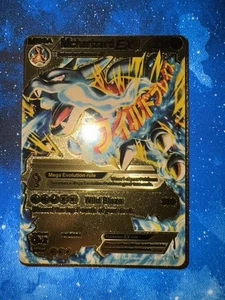 Tarjeta Pokémon Mega M Charizard EX Gold Foil Fan Art 108/106 230 HP Mcharizard - Imagen 1 de 2