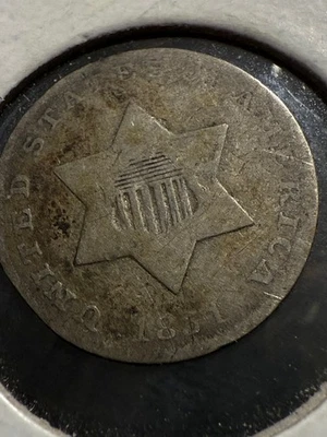 1851 3CS Three Cent Silver                   lot # 1065 - Image 1 of 3