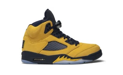 NEW Air Jordan 5 Retro SP Michigan Brand New DS OG BOX  SIZE 13 US MEN Foto 1 de 4