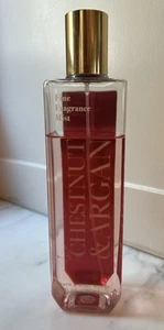 Bath & Body Works CHESTNUT & ARGAN Fragrance Mist Spray 8 oz - 85% FULL - Picture 1 of 5