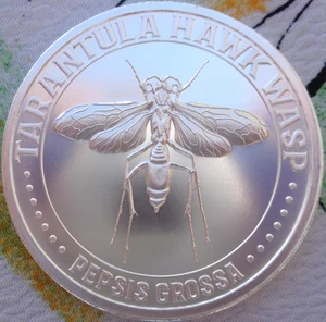 1 oz. TARANTEL FALKE WASPE #9 Silber Käfer Serie II rund Stempelglanz .999 Feinsilber - Bild 1 von 4
