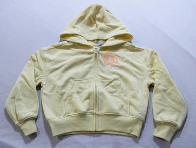 Children's Place Girl's Graphic Fleece Zip Up Hoodie EJ3 Buttermilk Small NWT - Image 1 of 4