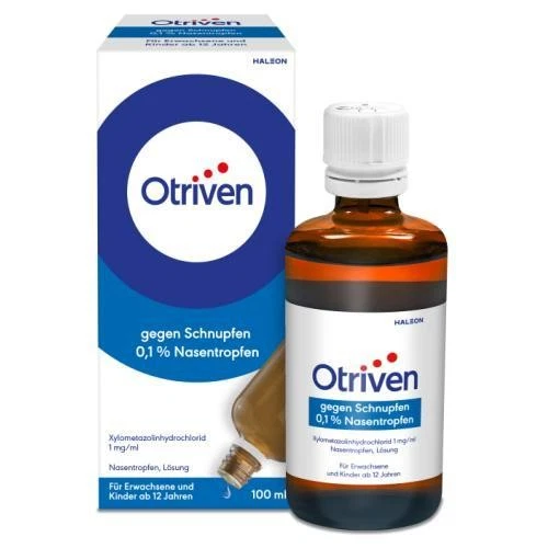 GLAXOSMITHKLINE CONSUMER HEALTHCARE OTRIVEN 0,1% Nasentropfen für Erwachsene und Schulkdinder 100ml Schnupfen 753722