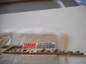 NOS Yamaha XVZ1300 Royal Star 1997-2001 Rear Fender Side Emblem 4YE-21578-00 - Picture 1 of 4