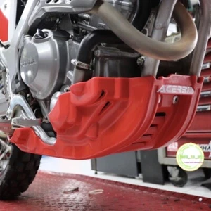 Guard Crank Skid Plate ABSplastic Honda CRF300L Enduro Motocros Motorcycle Red - Picture 1 of 8