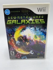 Geometry Wars: Galaxies (Nintendo Wii, 2007) Complete w/ Manual Tested Works CIB - Foto 1 di 5