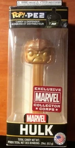 Marvel Collector Corps Golden Hulk Pez Dispenser (NO PEZ) - Picture 1 of 5