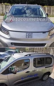 DACHTRÄGER LÄNGSLENKER HANDLAUF DACH FIAT DOBLO 2024 + ALUMINIUM SCHWARZ - Bild 1 von 11