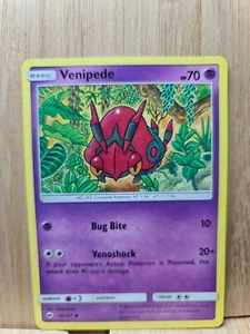 VENIPEDE Burning Shadows 56/147 NM (Genuine) Pokemon Card🏆FREE POST - Foto 1 di 2