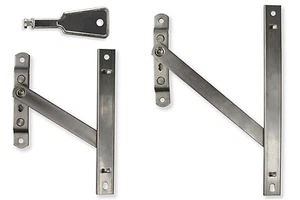 Upvc Window Restrictor Detachable Arm Key Locking 6” & 8” Ref SDR6 & SDR8 - Picture 1 of 8