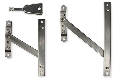 Upvc Window Restrictor Detachable Arm Key Locking 6” & 8” Ref SDR6 & SDR8 - Image 1 of 4