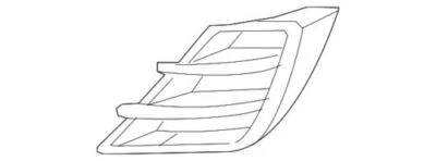 Genuine Mazda 2010-2011 Mazda3 Right Light Bezel BBS2-50-C11C - Image 1 of 2