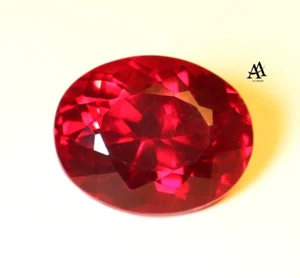 18.50 Ct Unheated AAA+ Pigeon Blood Red Ruby 18x13 mm Oval Cut Loose Gemstone - Picture 1 of 6