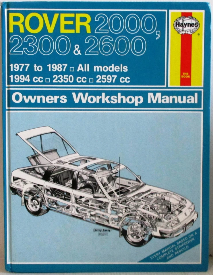 Haynes Rover 2000, 2300 & 2600/1977-1987 Tutti i Modelli Manuale Officina 172 - Immagine 1 di 4