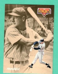 (1) LOU GEHRIG  / ROBIN VENTURA   1992 PINNACLE # 286 THE IDOLS CARD (H9199) - Picture 1 of 2