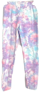 Girls Limited Too Cotton Knit Legging - Purple Multi - Size 6 - Picture 1 of 2