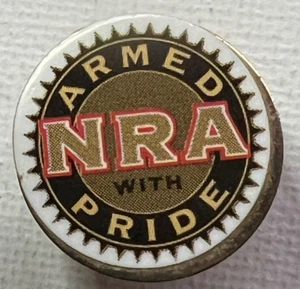 NRA ARMED WITH PRIDE (USA) NATIONAL RIFLE ASSOCIATION RARE (IN UK) PIN BADGE - Bild 1 von 3
