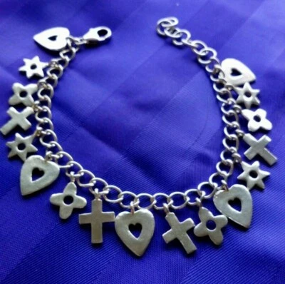 CHARM BRACELET BETTLERARMBAND  925 STERLING 18-21 CM 22 GRAM - Bild 1 von 2