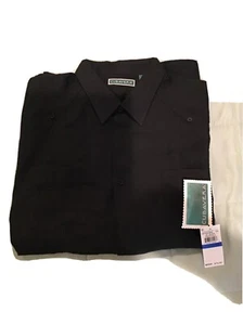 Cubavera Shirt Black XLG Extremely Beautiful Shirt BOGO Free - Picture 1 of 7