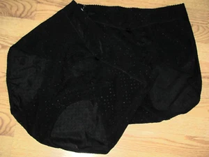 NWT Lot 2 FASHION BUG ENCHANTED Black Shaper Hi Cut Panties Briefs Plus Size 14 - Picture 1 of 3