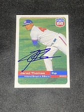 Jared Thomas 2003 Grandstand Inland Empire 66ers Auto Autographed Signed Card