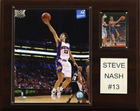 NBA 12"x15" Steve Nash Phoenix Suns Player Plaque Cover