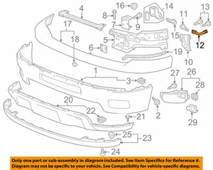 GM OEM Front Bumper-Outer Brace Left 25848058 - Picture 1 of 4