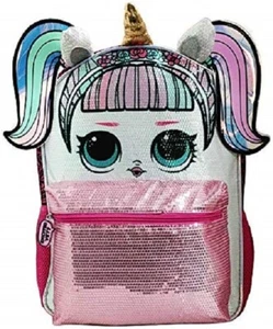  LOL Surprise! Großer 16" Einhorn Pailletten Rucksack Neu mit Etikett - Lizenzprodukt - Bild 1 von 2