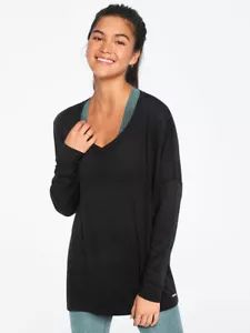 VS ROSA V-AUSSCHNITT LANGARM TUNIKA Größe L Damen Winter Oberteile Shirt - Bild 1 von 5