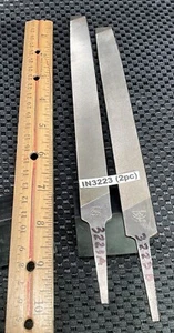 Hand Files 2pc-Johnson USA-2 Cut 10" OAL & India Mill Bastard 10" OAL IN3223 - Picture 1 of 5