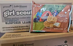 S'MORES ASTUCCIO BISCOTTI GIRL SCOUT (12 PK) CIOCCOLATO MARSHMALLOW SCONTATO - Foto 1 di 4