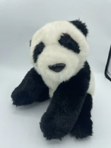 World Wildlife Fund By Gund Plush Panda black and white Stuffed Animal 10" - Picture 1 of 2
