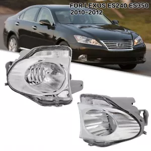Pair L+R Fog Light Set Driver and Passenger Side For 2010-2012 Lexus ES240 ES350 - Picture 1 of 8