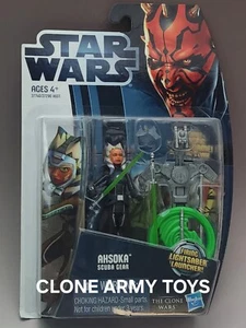 Star Wars Ahsoka Tano Scuba Gear Clone Wars Collection CW15 3.75 MOC - Picture 1 of 1