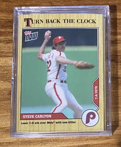 2020 Phillies Topps Now TBTC Turn Back the Clock - Steve Carlton Card # 96