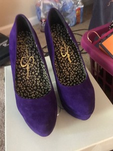 jessica simpson purple heels